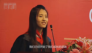 2013届毕业生代表曾倩仪毕业演讲